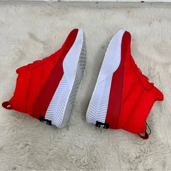 Sorel Out N About Red Puffy Zip Up Snow Winter Boots Size 6.5 - Picture 6 of 8